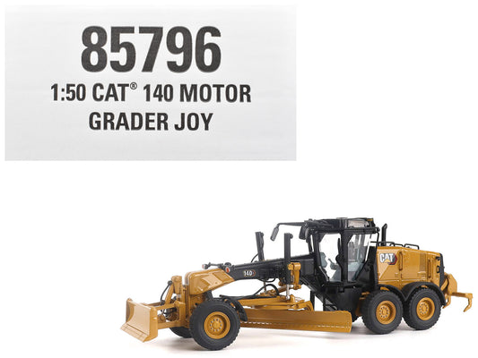CAT Caterpillar 140 JOY Motor Grader Yellow with Black Top "High Line" Series 1/50 Diecast Model