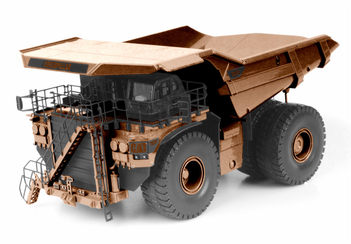 CAT Caterpillar 797F 4 Tier Mining Truck Copper Finish Special Edition "Commemorative" Series 1/50 Diecast Model
