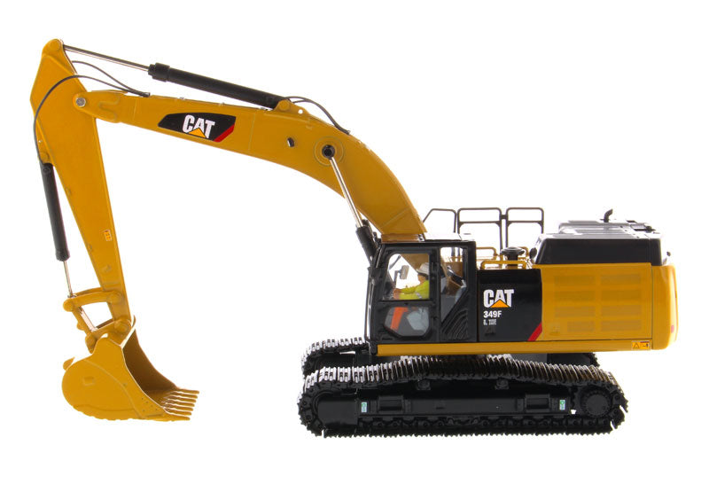 CAT Caterpillar 349F L XE Hydraulic Excavator with Operator "High Line" Series 1/50 Diecast Model