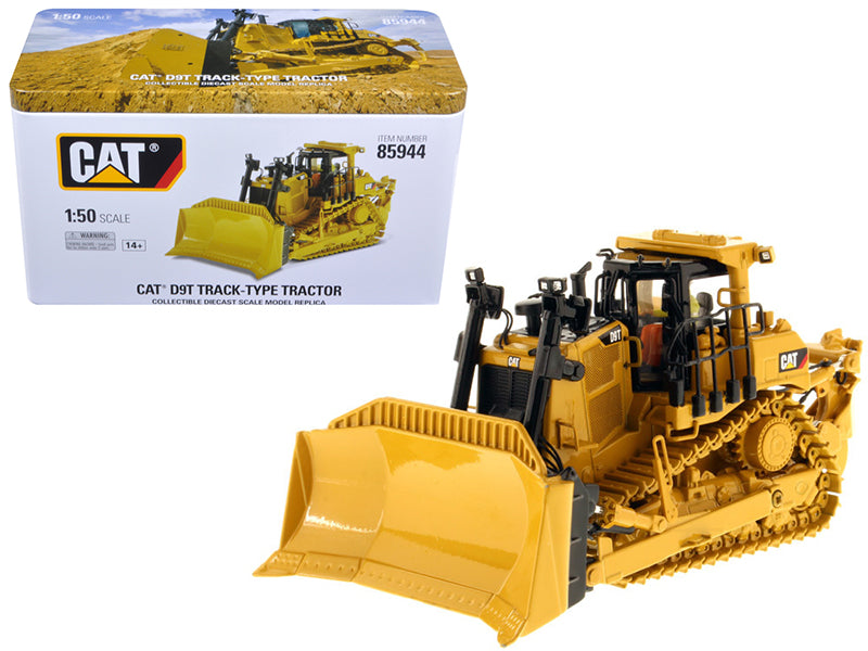 CAT Caterpillar D9T Track-Type Tractor with Operator "High Line Series" 1/50 Diecast Model