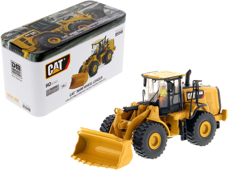 CAT Caterpillar 966M Wheel Loader with Operator "High Line" Series 1/87 (HO) Scale Diecast Model