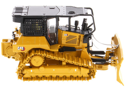 CAT Caterpillar D5 LGP Track Type Tractor Fire Dozer Yellow with Operator "High Line" Series 1/50 Diecast Model