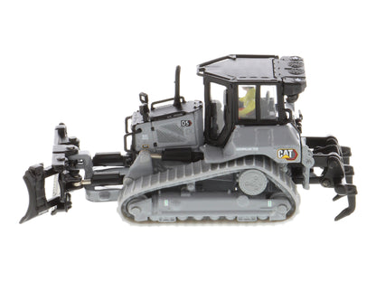 CAT Caterpillar D5 Track-Type Dozer "Centennial" Gray with Operator "High Line Series" 1/87 (HO) Diecast Model