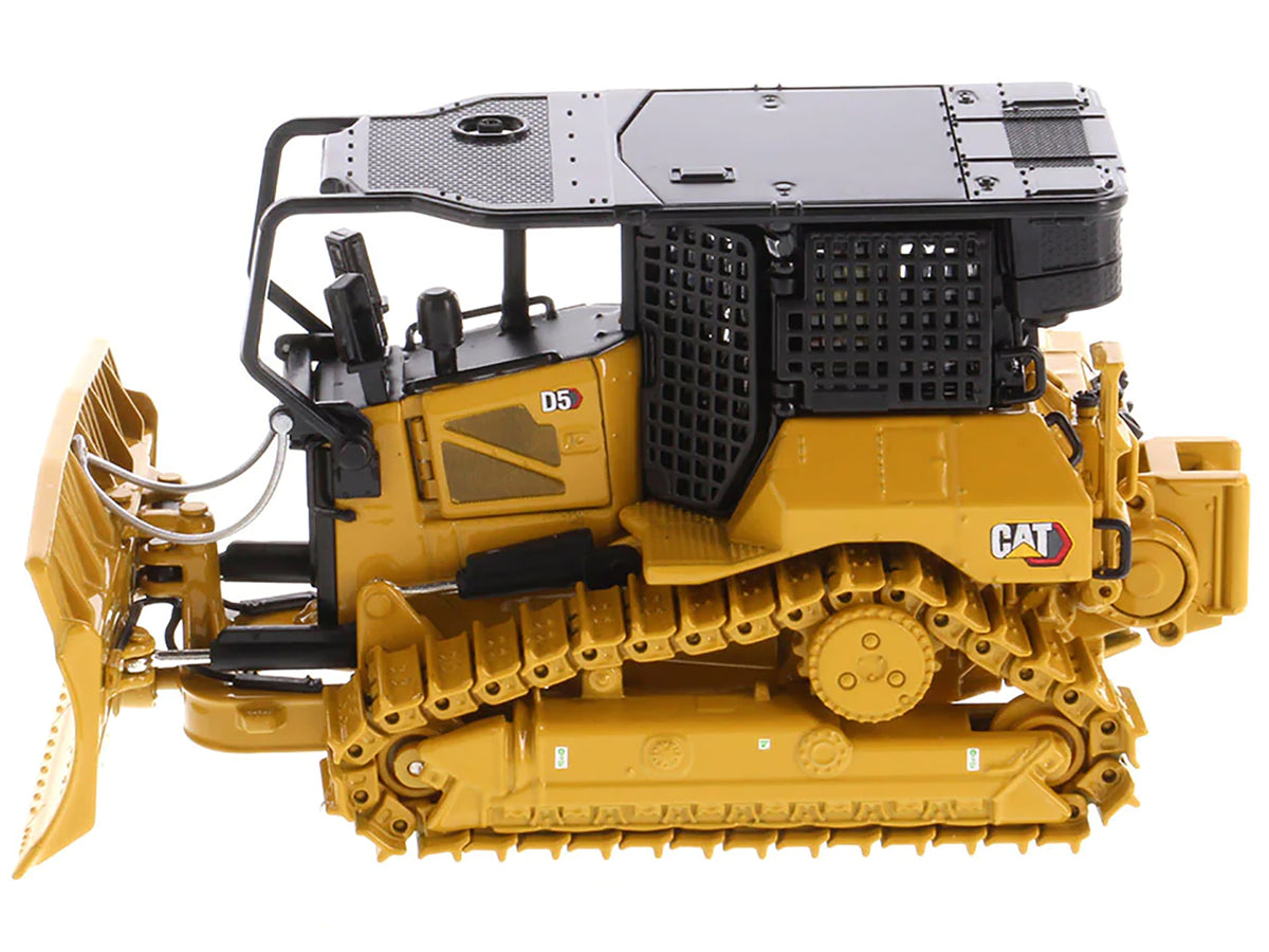 CAT Caterpillar D5 XR Fire Suppression Track Type Dozer Yellow "High Line" Series 1/50 Diecast Model