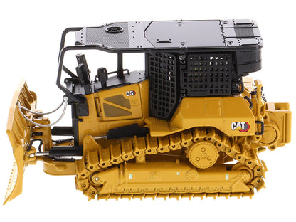 CAT Caterpillar D5 XR Fire Suppression Track Type Dozer Yellow "High Line" Series 1/50 Diecast Model