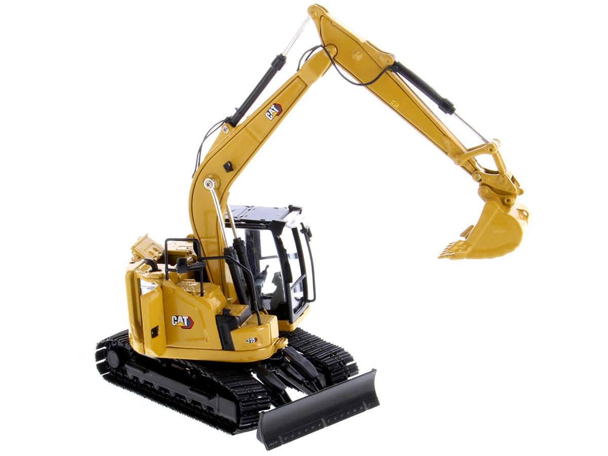 CAT Caterpillar 315 Track Type Hydraulic Excavator Yellow with Operator "High Line" Series 1/50 Diecast Model