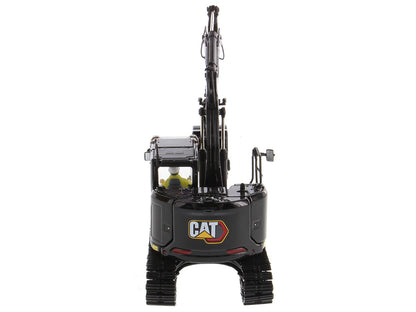 CAT Caterpillar 315 Track Type Hydraulic Excavator Special Black Finish with Operator "High Line" Series 1/50 Diecast Model