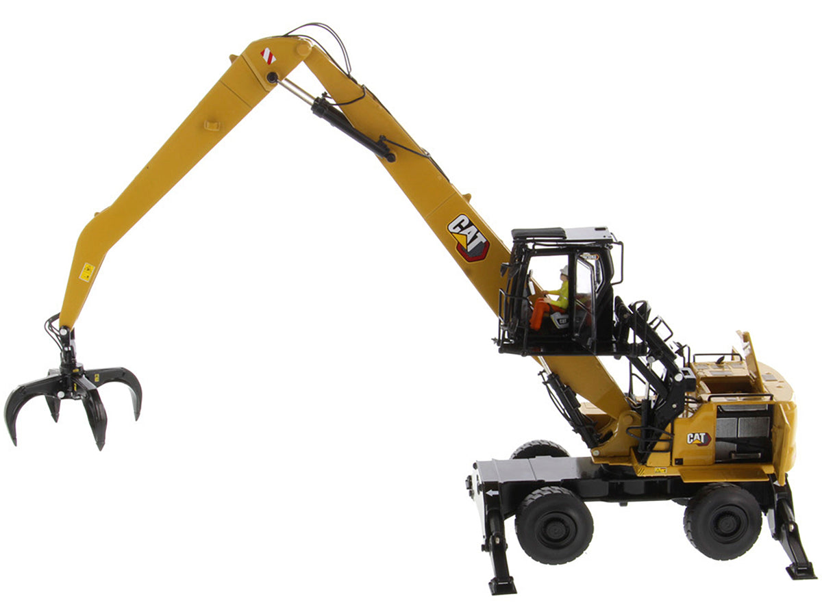 CAT Caterpillar MH3040 Wheel Material Handler with Operator "High Line Series" 1/50 Diecast Model