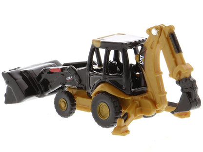 CAT Caterpillar 420E Backhoe Loader Yellow "Micro-Constructor" Series Diecast Model