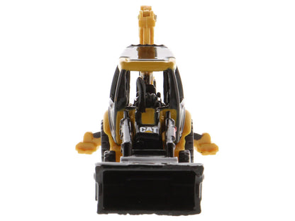 CAT Caterpillar 420E Backhoe Loader Yellow "Micro-Constructor" Series Diecast Model