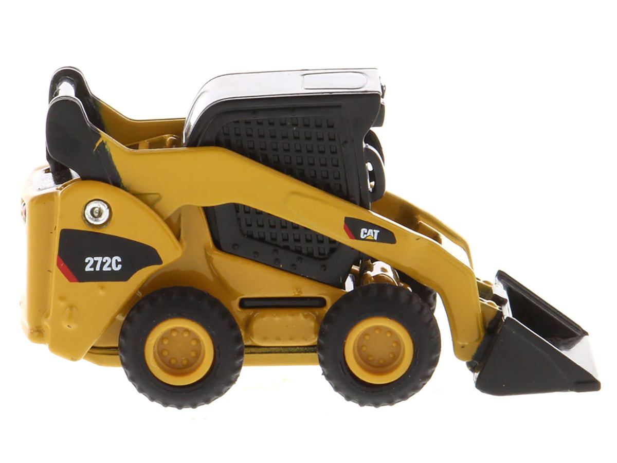CAT Caterpillar 272C Skid Steer Loader Yellow "Micro-Constructor" Series Diecast Model