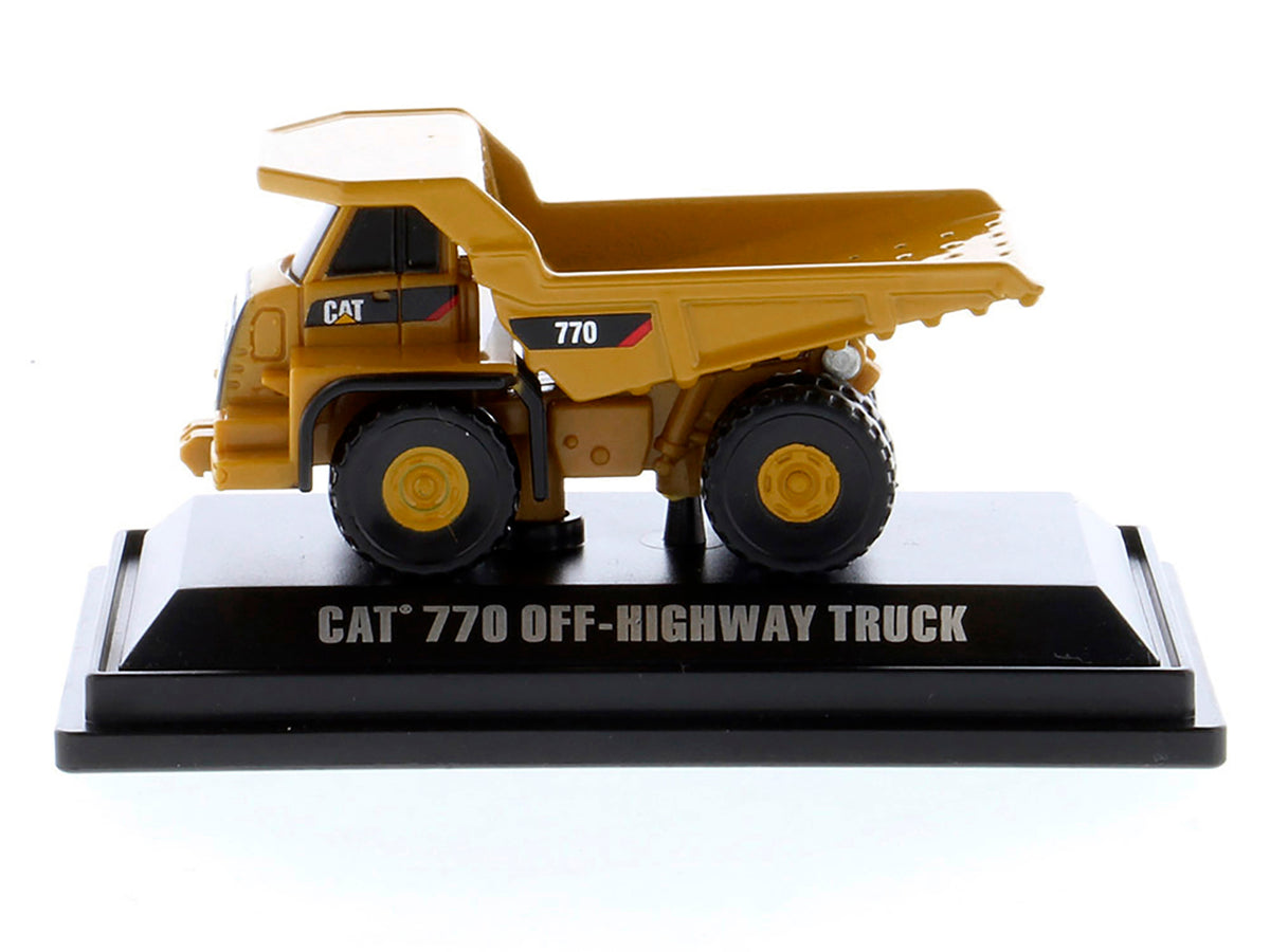 CAT Caterpillar 770 Off–Highway Truck Yellow "Micro-Constructor" Series Diecast Model