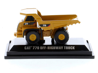 CAT Caterpillar 770 Off–Highway Truck Yellow "Micro-Constructor" Series Diecast Model