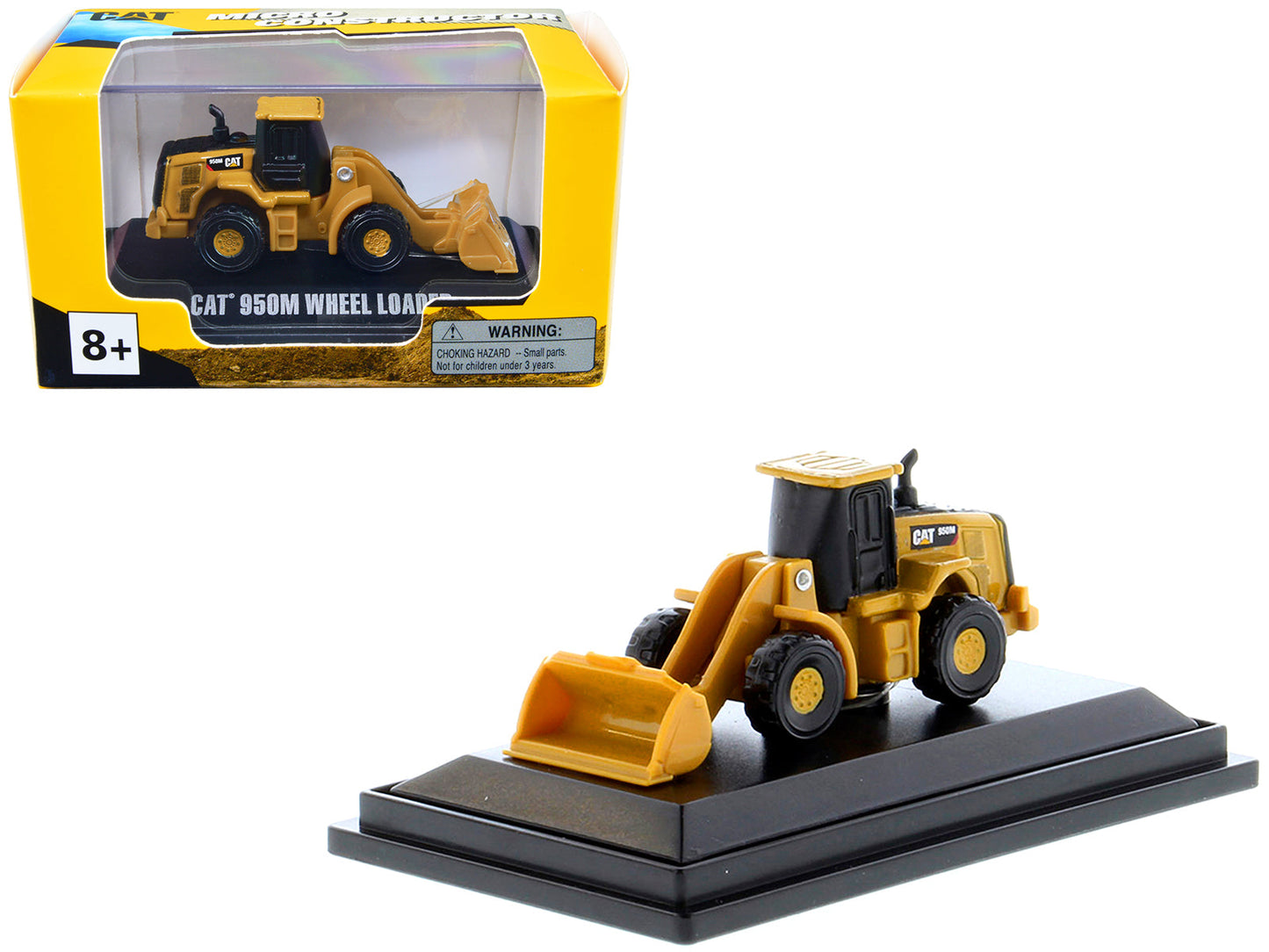 CAT Caterpillar 950M Wheel Loader Yellow "Micro-Constructor" Series Diecast Model