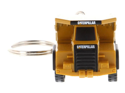 CAT Caterpillar 770 Off-Highway Truck Keychain Yellow Diecast Model