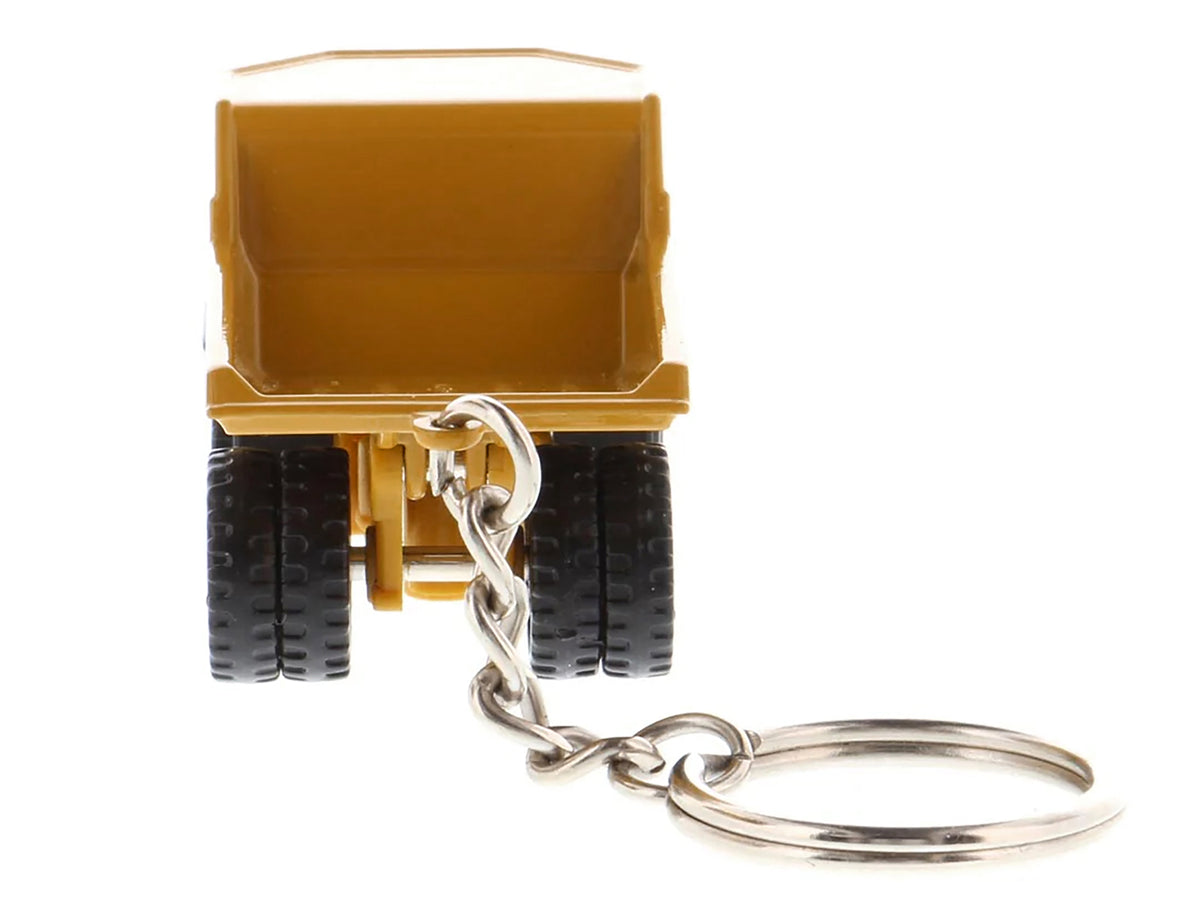 CAT Caterpillar 770 Off-Highway Truck Keychain Yellow Diecast Model