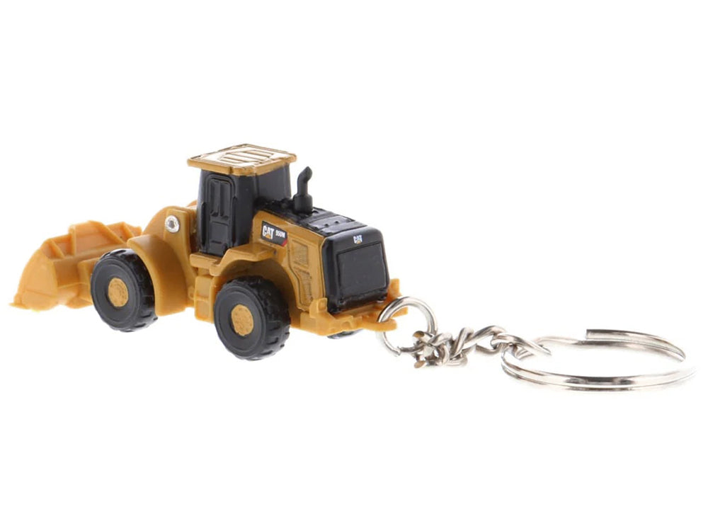 CAT Caterpillar 950M Wheel Loader Keychain Yellow Diecast Model
