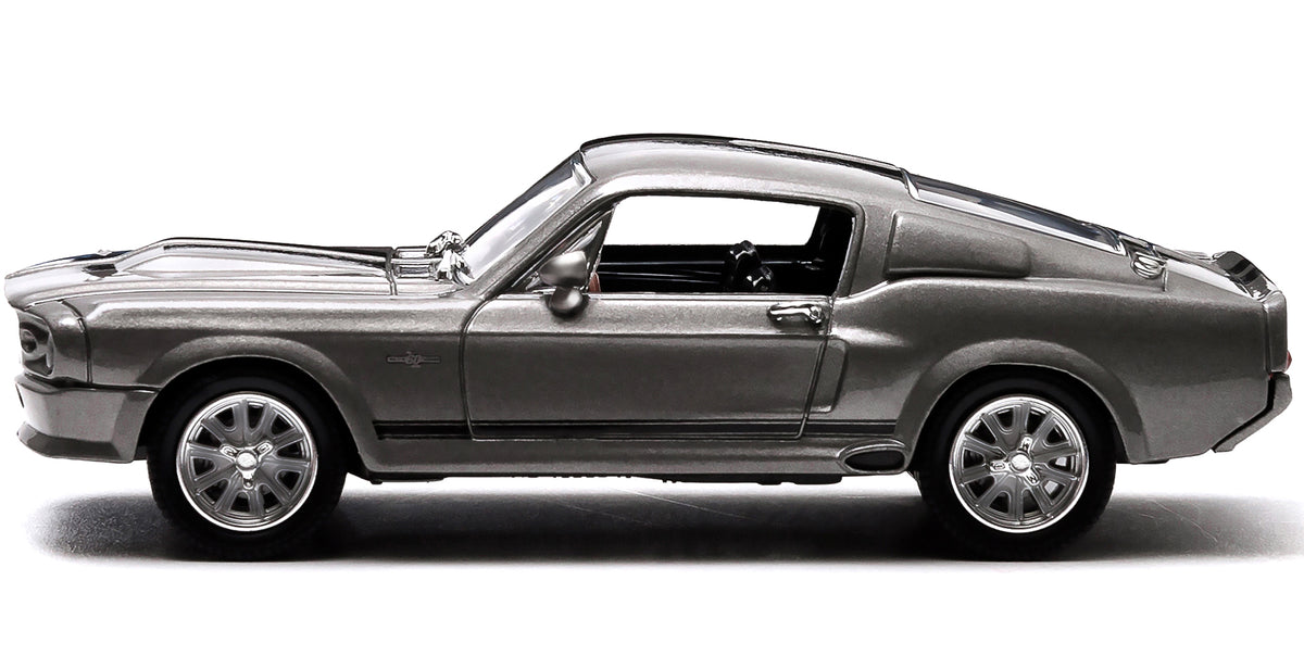 1967 Ford Mustang Custom "Eleanor" Gray Metallic with Black Stripes "Gone in 60 Seconds" (2000) Movie 1/43 Diecast Model Car