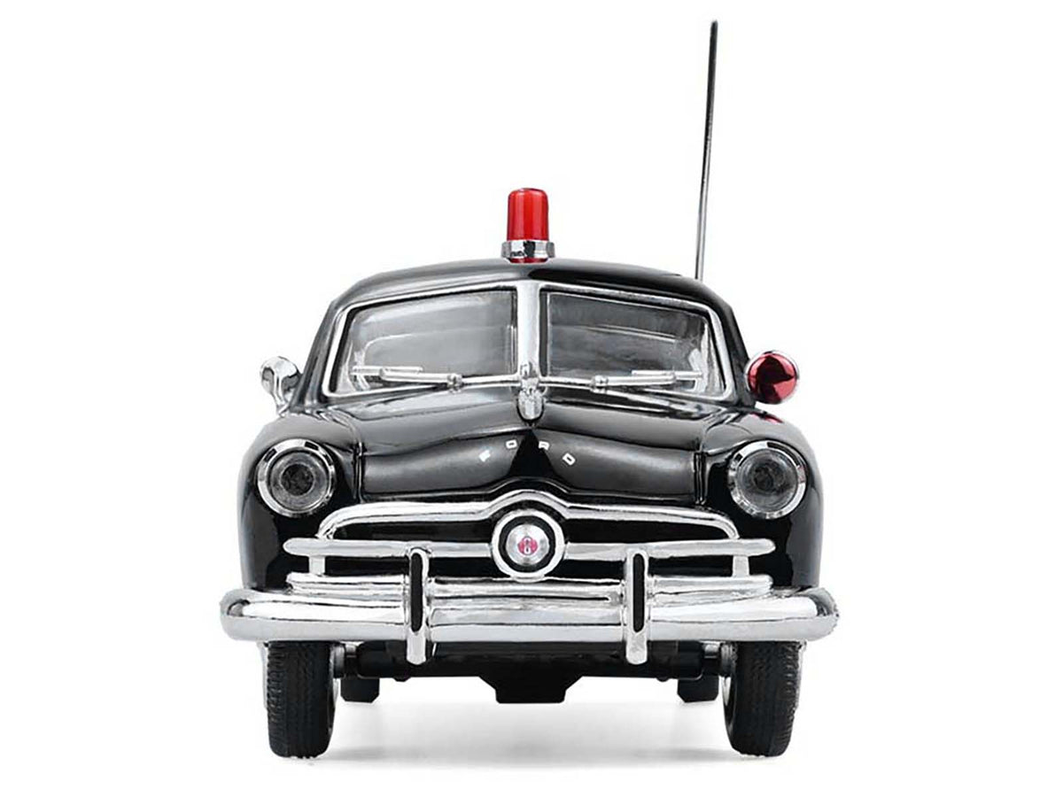 1949 Ford Custom Police Car "Chicago Police Department" Black 1/64 Diecast Model Car