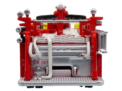 1974 Ward LaFrance Fire Engine "Chicago Fire Department - Engine 49" Red with Black Top "5 Alarm" Series Limited Edition 1/87 (HO) Diecast Model