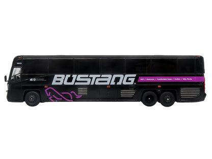 MCI D4520 Commuter Coach Bus "Bustang - Colorado Department of Transportation" Black "The Bus & Motorcoach Collection" Limited Edition to 504 pieces Worldwide 1/87 (HO) Scale Diecast Model