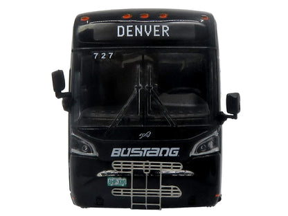 MCI D4520 Commuter Coach Bus "Bustang - Colorado Department of Transportation" Black "The Bus & Motorcoach Collection" Limited Edition to 504 pieces Worldwide 1/87 (HO) Scale Diecast Model