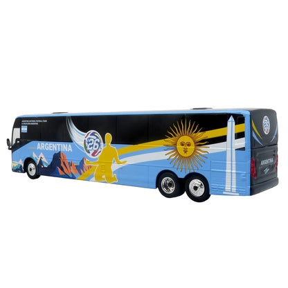 Prevost X3-45 Coach Bus "Argentina National Football Team" Blue with Graphics "International Federation of the Global Game" Series Limited Edition to 504 pieces Worldwide 1/87 (HO) Diecast Model