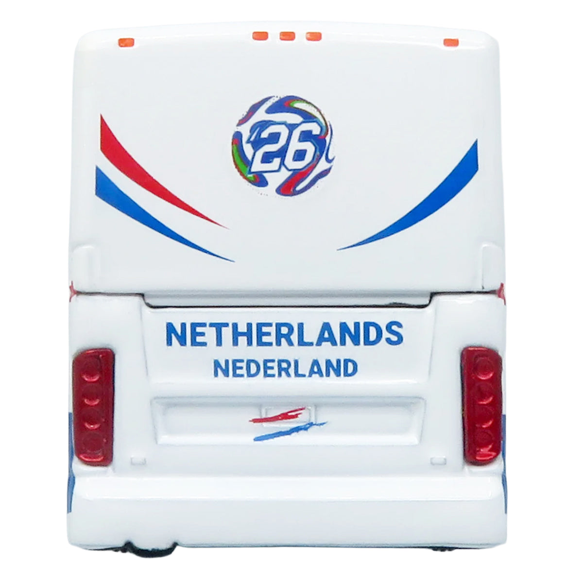Van Hool CX-45 Coach Bus "Netherlands National Football Team" White with Graphics "International Federation of the Global Game" Series Limited Edition to 504 pieces Worldwide 1/87 (HO) Diecast Model