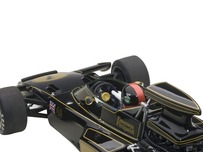 Lotus 72E 1973 Emerson Fittipaldi #1 with Driver Figure in Cockpit 1/18 Model Car