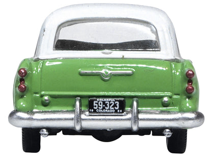 1954 Buick Century Estate Wagon Willow Green and White 1/87 (HO) Scale Diecast Model Car