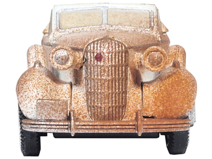 1936 Buick Special Convertible Coupe Beige (Rusted) "Junkyard Project" 1/87 (HO) Scale Diecast Model Car
