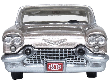 1957 Cadillac Eldorado Brougham Sandalwood Beige Metallic with Silver Top 1/87 (HO) Scale Diecast Model Car