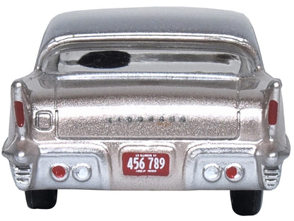 1957 Cadillac Eldorado Brougham Sandalwood Beige Metallic with Silver Top 1/87 (HO) Scale Diecast Model Car