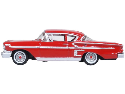 1958 Chevrolet Impala Sports Coupe Rio Red 1/87 (HO) Scale Diecast Model Car