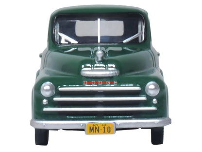 1948 Dodge B-1B Pickup Truck Green "Railway Express Agency" 1/87 (HO) Scale Diecast Model Car