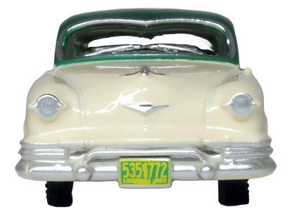 1953 Kaiser Manhattan Stardust Ivory with Jade Green Metallic Top 1/87 (HO) Scale Diecast Model Car