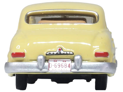 1949 Mercury 8 Coupe Calabash Yellow 1/87 (HO) Scale Diecast Model Car