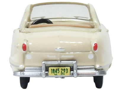 1950 Nash Rambler Custom Landau Convertible (Open) Champagne Ivory 1/87 (HO) Scale Diecast Model Car