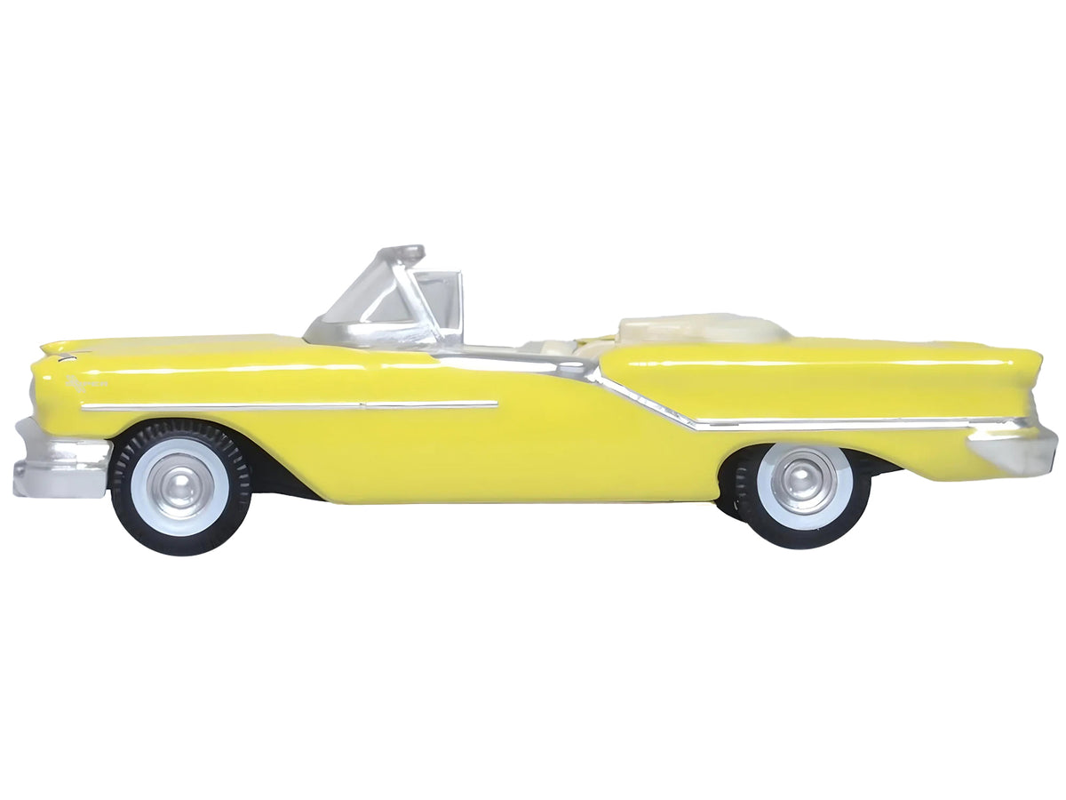 1957 Oldsmobile 88 Convertible Coronado Yellow 1/87 (HO) Scale Diecast Model Car