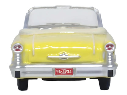1957 Oldsmobile 88 Convertible Coronado Yellow 1/87 (HO) Scale Diecast Model Car