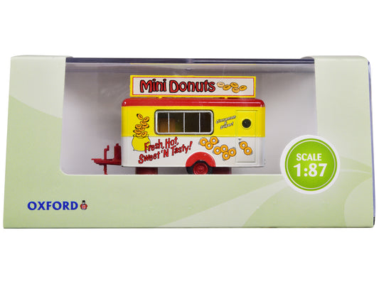 Mobile Food Trailer "Mini Donuts" 1/87 (HO) Scale Diecast Model