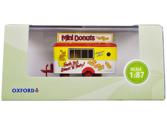 Mobile Food Trailer "Mini Donuts" 1/87 (HO) Scale Diecast Model