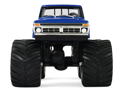 1976 Ford F-250 Monster Truck "Garbage Pail Kids 40th Anniversary - Buck Truck" Blue Metallic with Graphics "Kings of Crunch" Series 1/43 Diecast Model Car