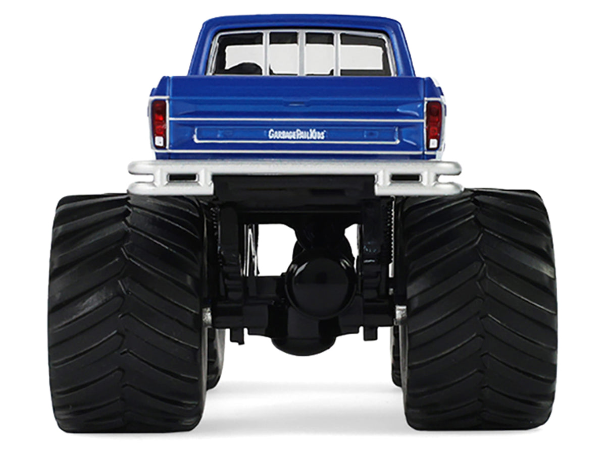 1976 Ford F-250 Monster Truck "Garbage Pail Kids 40th Anniversary - Buck Truck" Blue Metallic with Graphics "Kings of Crunch" Series 1/43 Diecast Model Car