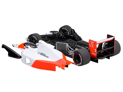 McLaren Honda MP4/6 #1 Ayrton Senna 2nd Place Formula One F1 Japanese GP (1991) (without McLaren Logo) 1/18 Model Car