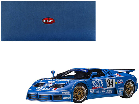 Bugatti EB110 #34 Alain Cudini - Eric Helary - Jean-Christophe Boullion 24 Hours of Le Mans (1994) 1/18 Model Car