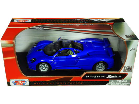 Pagani Zonda C12 Blue 1/24 Diecast Car Model