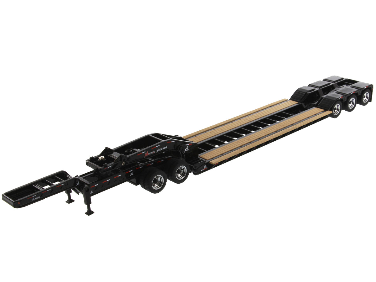 XL 120 Low-Profile HDG Outrigger Style Trailer with Jeep and 2 Boosters "Transport Series" 1/50 Diecast Model