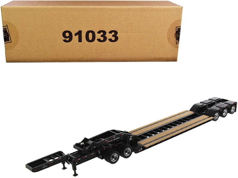 XL 120 Low-Profile HDG Outrigger Style Trailer with Jeep and 2 Boosters "Transport Series" 1/50 Diecast Model