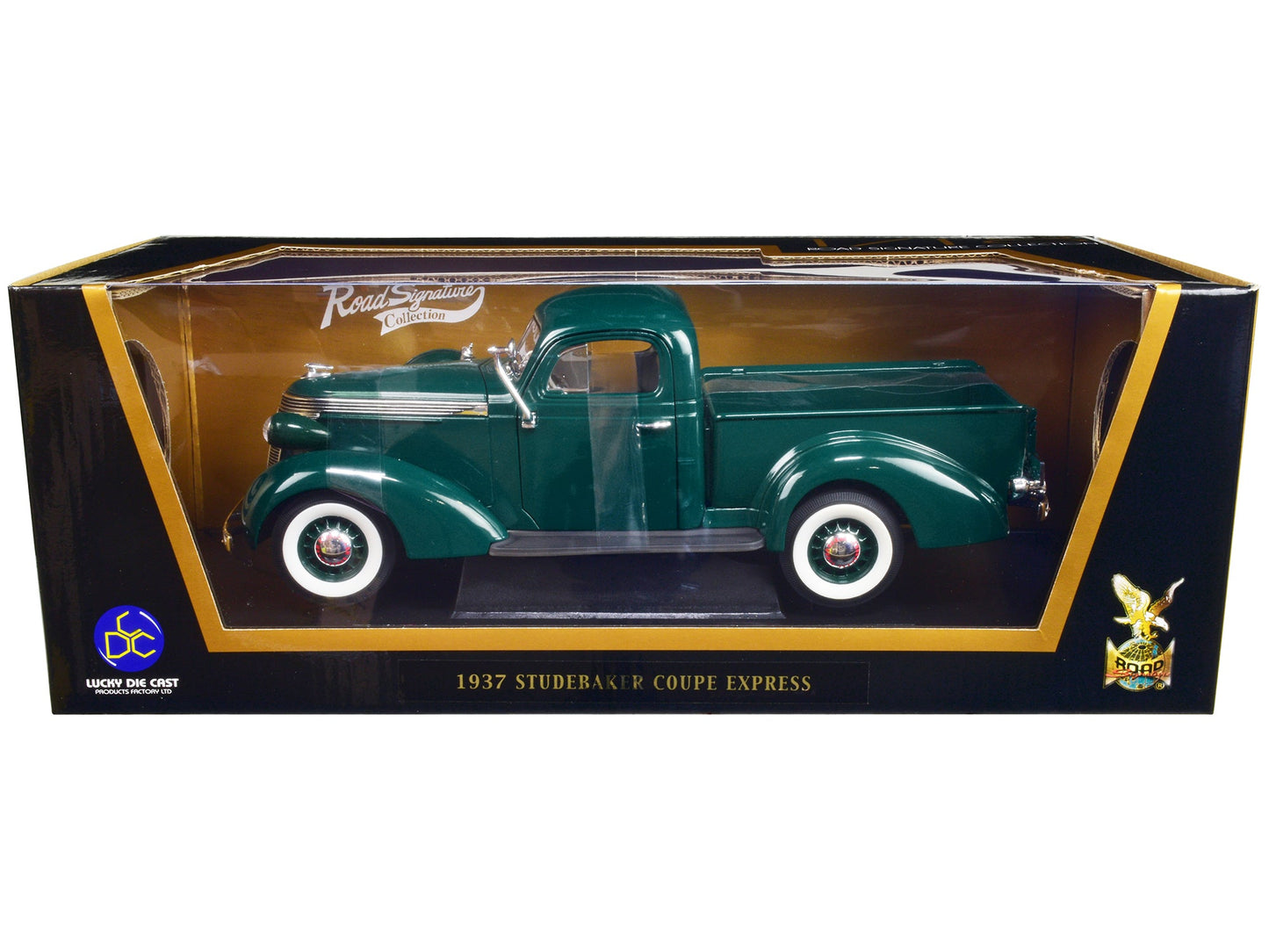 1937 Studebaker Express Pickup Truck Green 1/18 Diecast Model Car